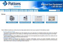 Tablet Screenshot of pattonsmedical.com